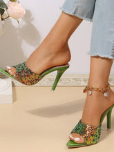 Escarpins Stiletto à Talons et Strass – Sandales Élégantes